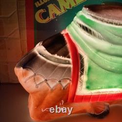 Vintage Empire Camel Blow Mold Lighted Nativity With Box Great Condition USA Vintage Empire Camel Blow Mold Lighted Nativity With Box Great Condition USA