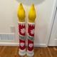Vintage Empire Carolina Noel Candle Stick Blow Mold Outdoor Christmas Set Of 2
