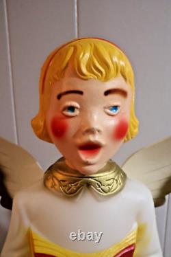 Vintage Empire Choir Girl Angel Blow Mold Christmas Caroler 30 Lighted CIB Box Vintage Empire Choir Girl Angel Blow Mold Christmas Caroler 30 Lighted CIB Box