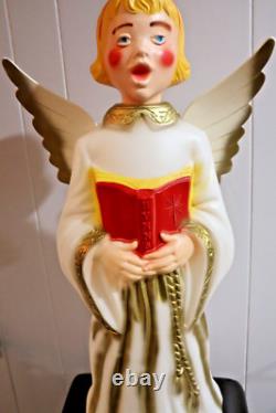 Vintage Empire Choir Girl Angel Blow Mold Christmas Caroler 30 Lighted CIB Box Vintage Empire Choir Girl Angel Blow Mold Christmas Caroler 30 Lighted CIB Box