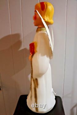 Vintage Empire Choir Girl Angel Blow Mold Christmas Caroler 30 Lighted CIB Box Vintage Empire Choir Girl Angel Blow Mold Christmas Caroler 30 Lighted CIB Box