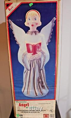 Vintage Empire Choir Girl Angel Blow Mold Christmas Caroler 30 Lighted CIB Box Vintage Empire Choir Girl Angel Blow Mold Christmas Caroler 30 Lighted CIB Box