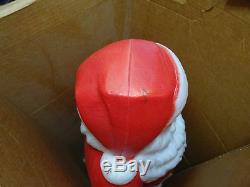 Vintage Empire Christmas 48 Santa Claus Lighted Blow Mold In Original Box 1989