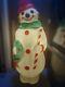Vintage Empire Christmas Snowman Wreath/candy Cane Large Blow Mold 46
