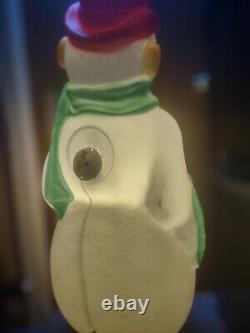 Vintage Empire Christmas Snowman Wreath/Candy Cane Large Blow Mold 46