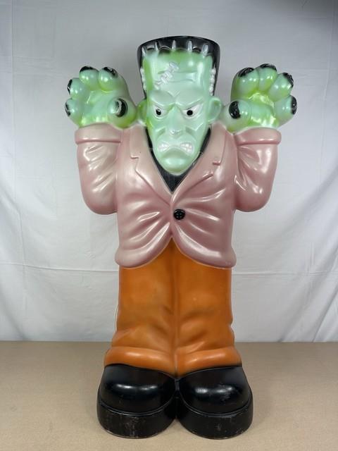 Vintage Empire Frankenstein Blow Mold 36 Plastic Halloween Yard Ornament