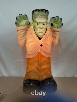 Vintage Empire Frankenstein Blow Mold 36 Plastic Halloween Yard Ornament