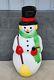 Vintage Empire Frosty The Snowman With Carrot Nose Blow Mold Lighted Christmas 40