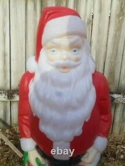 Vintage Empire Giant 46 Santa Claus Bag Toy Gift Lawn Yard Blow Mold Light Up