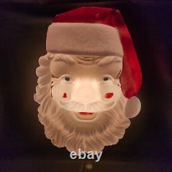 Vintage Empire Giant Santa Face Blow Mold 36 Hanging Lighted Christmas Outside