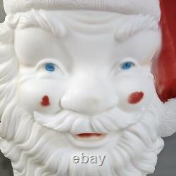 Vintage Empire Giant Santa Face Blow Mold 36 Hanging Lighted Christmas Outside