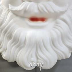 Vintage Empire Giant Santa Face Blow Mold 36 Hanging Lighted Christmas Outside