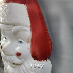 Vintage Empire Giant Santa Face Blow Mold 36 Hanging Lighted Christmas Outside