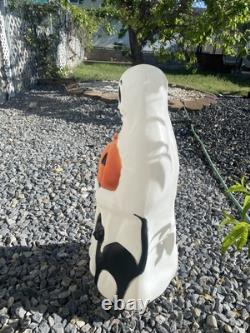 Vintage Empire Large 34 Ghost with Pumpkin and Black Cat Halloween Blow Mold Vintage Empire Large 34 Ghost with Pumpkin and Black Cat Halloween Blow Mold