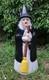 Vintage Empire Lighted Halloween Wicked Witch With Broom Blow Mold 39 Tall Works