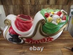 Vintage Empire Noel Replacement Sleigh Christmas Blow Mold No Santa 36 INCH