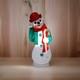 Vintage Empire Plastics 34 Frosty Hobo Snowman Blow Mold Christmas Decor Usa