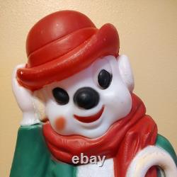 Vintage Empire Plastics 34 Frosty Hobo Snowman Blow Mold Christmas Decor USA Vintage Empire Plastics 34 Frosty Hobo Snowman Blow Mold Christmas Decor USA
