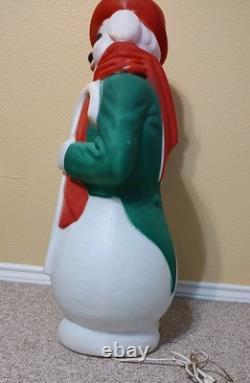 Vintage Empire Plastics 34 Frosty Hobo Snowman Blow Mold Christmas Decor USA Vintage Empire Plastics 34 Frosty Hobo Snowman Blow Mold Christmas Decor USA