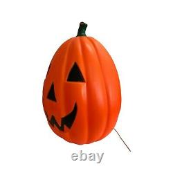 Vintage Empire Pumpkin Blow Mold 27 Halloween Jack O Lantern Orange