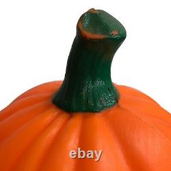 Vintage Empire Pumpkin Blow Mold 27 Halloween Jack O Lantern Orange