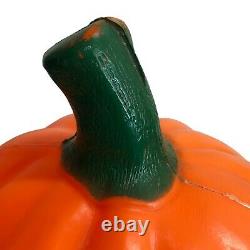 Vintage Empire Pumpkin Blow Mold 27 Halloween Jack O Lantern Orange