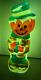 Vintage Empire Pumpkin Head Scarecrow Halloween Blow Mold Large 34 Inches Tall