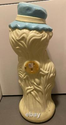 Vintage Empire Pumpkin Head Scarecrow Halloween Blow Mold LARGE 34 INCHES TALL