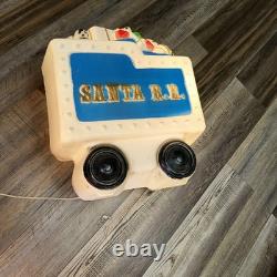 Vintage Empire Santa Choo Choo Train RR and Tender Blow Mold 1972 Vintage Empire Santa Choo Choo Train RR and Tender Blow Mold 1972