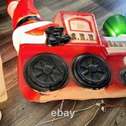 Vintage Empire Santa Choo Choo Train RR and Tender Blow Mold 1972 Vintage Empire Santa Choo Choo Train RR and Tender Blow Mold 1972