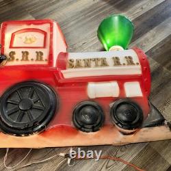 Vintage Empire Santa Choo Choo Train RR and Tender Blow Mold 1972 Vintage Empire Santa Choo Choo Train RR and Tender Blow Mold 1972