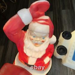 Vintage Empire Santa Choo Choo Train RR and Tender Blow Mold 1972 Vintage Empire Santa Choo Choo Train RR and Tender Blow Mold 1972