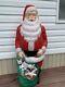 Vintage Empire Santa Claus Blow Mold 46 Green Toy Sack Christmas Lighted