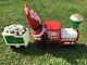 Vintage Empire Santa Train And Toy Tender Car Christmas Blow Mold Set