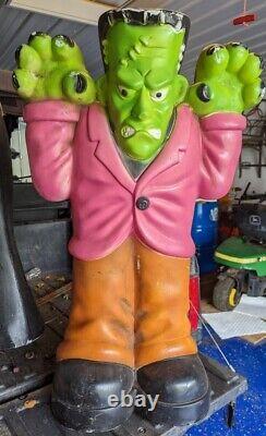 Vintage Frankenstein 36 General Foam Plastics Corp. Halloween Blow Mold