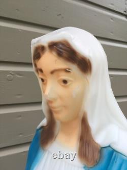 Vintage GENERAL FOAM LIGHTED BLOW MOLD MARY & JOSEPH NATIVITY SET 26 USA Vintage GENERAL FOAM LIGHTED BLOW MOLD MARY & JOSEPH NATIVITY SET 26 USA