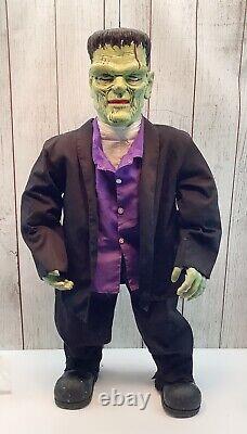 Vintage Gemmy 36- 37 Frankenstein Greeter Hugger Hanging Halloween Decor