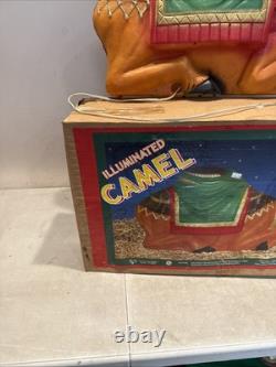 Vintage General Foam Blow Mold Camel WithBox 28 Lighted Christmas Nativity Manger Vintage General Foam Blow Mold Camel WithBox 28 Lighted Christmas Nativity Manger