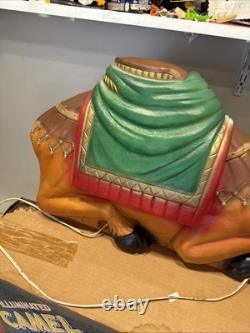 Vintage General Foam Blow Mold Camel WithBox 28 Lighted Christmas Nativity Manger Vintage General Foam Blow Mold Camel WithBox 28 Lighted Christmas Nativity Manger