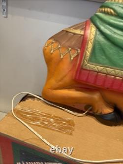 Vintage General Foam Blow Mold Camel WithBox 28 Lighted Christmas Nativity Manger Vintage General Foam Blow Mold Camel WithBox 28 Lighted Christmas Nativity Manger