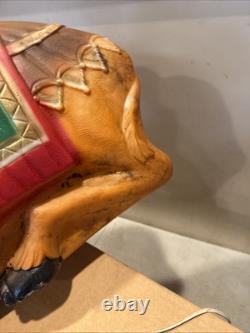 Vintage General Foam Blow Mold Camel WithBox 28 Lighted Christmas Nativity Manger Vintage General Foam Blow Mold Camel WithBox 28 Lighted Christmas Nativity Manger