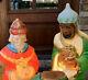 Vintage General Foam Blow Mold Christmas Nativity Scene Light Up Decor Yard Art