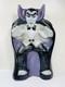 Vintage General Foam Dracula Halloween Lighted 36 Blow Mold Purple Black