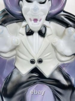 Vintage General Foam DRACULA Halloween Lighted 36 Blow Mold Purple Black Vintage General Foam DRACULA Halloween Lighted 36 Blow Mold Purple Black