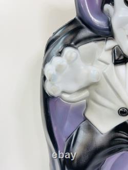 Vintage General Foam DRACULA Halloween Lighted 36 Blow Mold Purple Black Vintage General Foam DRACULA Halloween Lighted 36 Blow Mold Purple Black