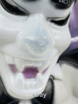 Vintage General Foam DRACULA Halloween Lighted 36 Blow Mold Purple Black Vintage General Foam DRACULA Halloween Lighted 36 Blow Mold Purple Black