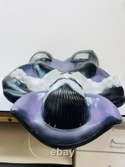 Vintage General Foam DRACULA Halloween Lighted 36 Blow Mold Purple Black Vintage General Foam DRACULA Halloween Lighted 36 Blow Mold Purple Black