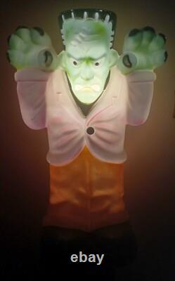 Vintage General Foam FRANKENSTEIN Monster Halloween 36 Blow Mold Decor