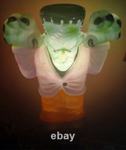 Vintage General Foam FRANKENSTEIN Monster Halloween 36 Blow Mold Decor
