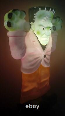 Vintage General Foam FRANKENSTEIN Monster Halloween 36 Blow Mold Decor